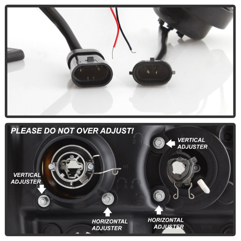 Spyder GMC Sierra 1500/2500/3500 07-13 V2 Projector Headlights - Chrome PRO-YD-GS07V2-LBDRL-C-SR1 Performance