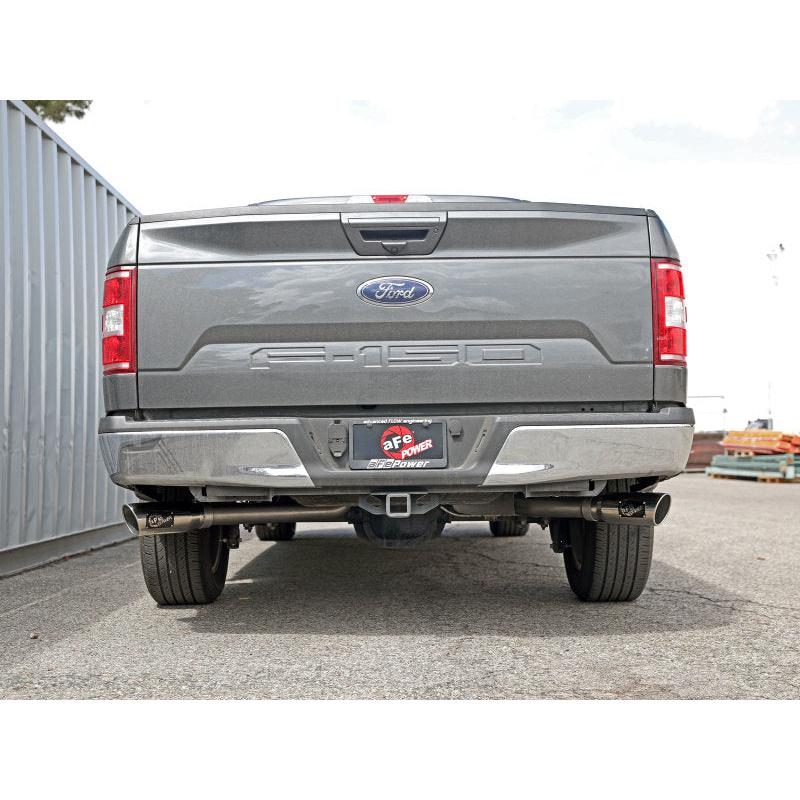 aFe Gemini XV 3in 304 SS Cat-Back Exhaust 15-20 Ford F-150 V6 2.7L/3.5 w/ Polished Tips-SR1 Performance