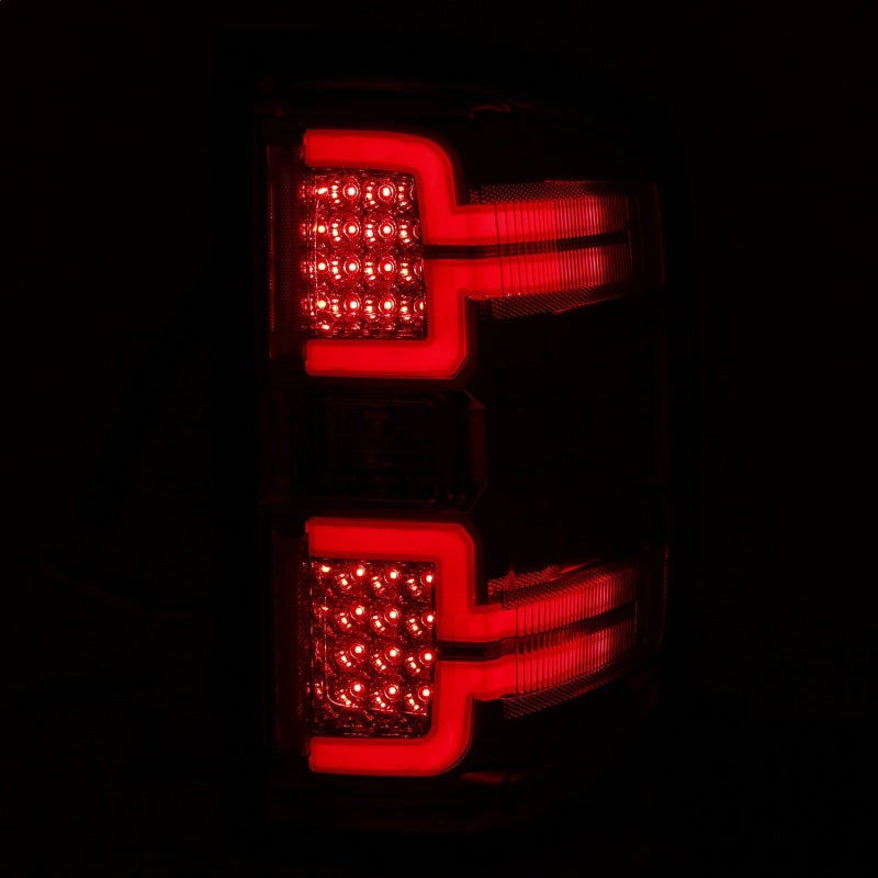 ANZO 2014-2018 Chevy Silverado 1500 LED Taillights Chrome-SR1 Performance