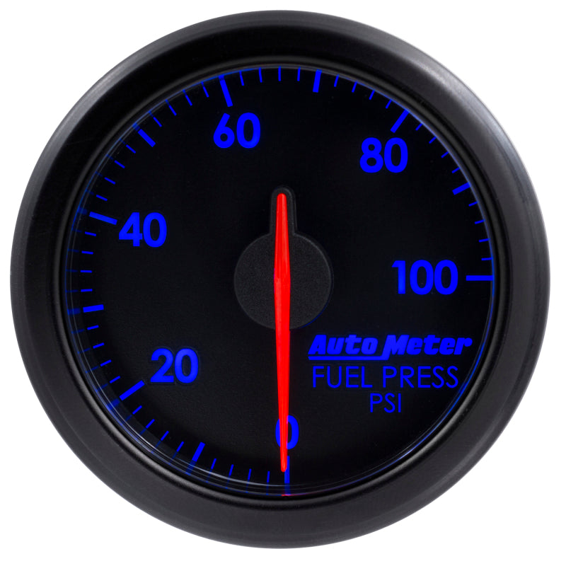Autometer Airdrive 2-1/6in Fuel Pressure Gauge 0-100 PSI - Black-SR1 Performance