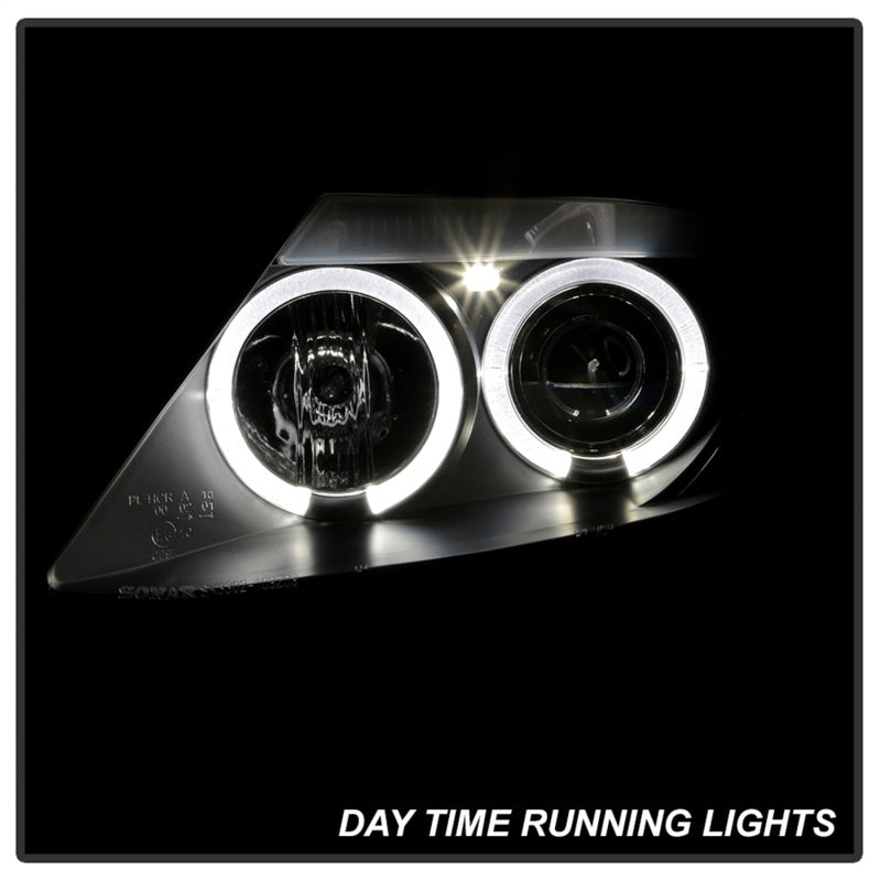 Spyder BMW Z4 03-08 Projector Headlights Halogen Model Only - LED Halo Black PRO-YD-BMWZ403-HL-BK-SR1 Performance