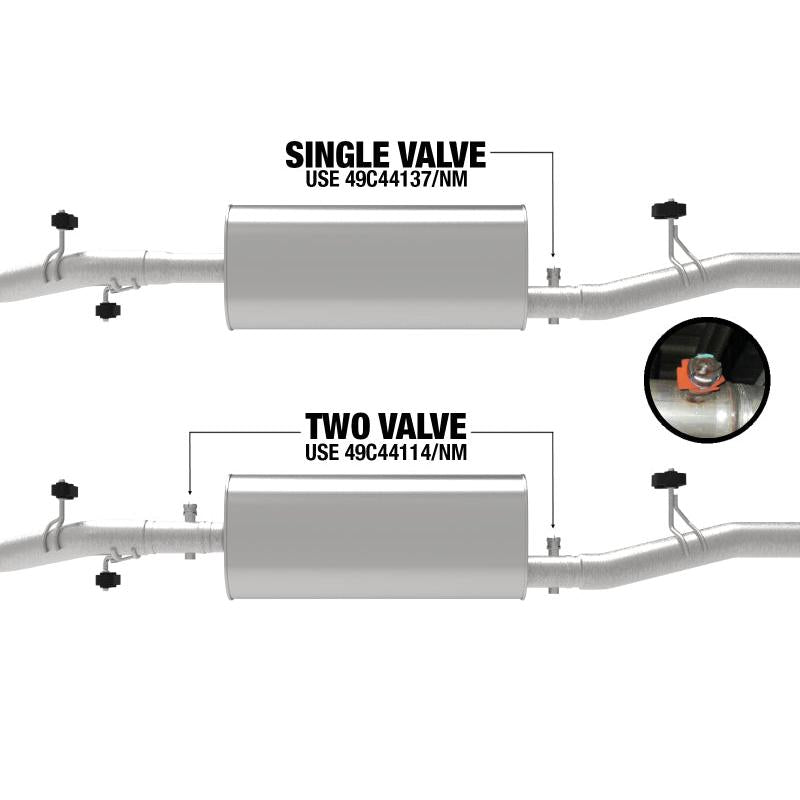 aFe Apollo GT Series 3in 409 Stainless Steel Muffler Upgrade 2019 GM Silverado/Sierra 1500 V8-6.2L-SR1 Performance