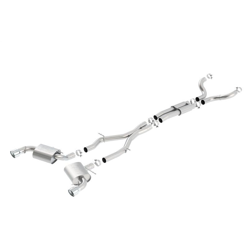 Borla 16-17 Chevy Camaro SS 6.2L ATAK Catback Single Split Rear Exit Exhaust w/Single Tips-SR1 Performance