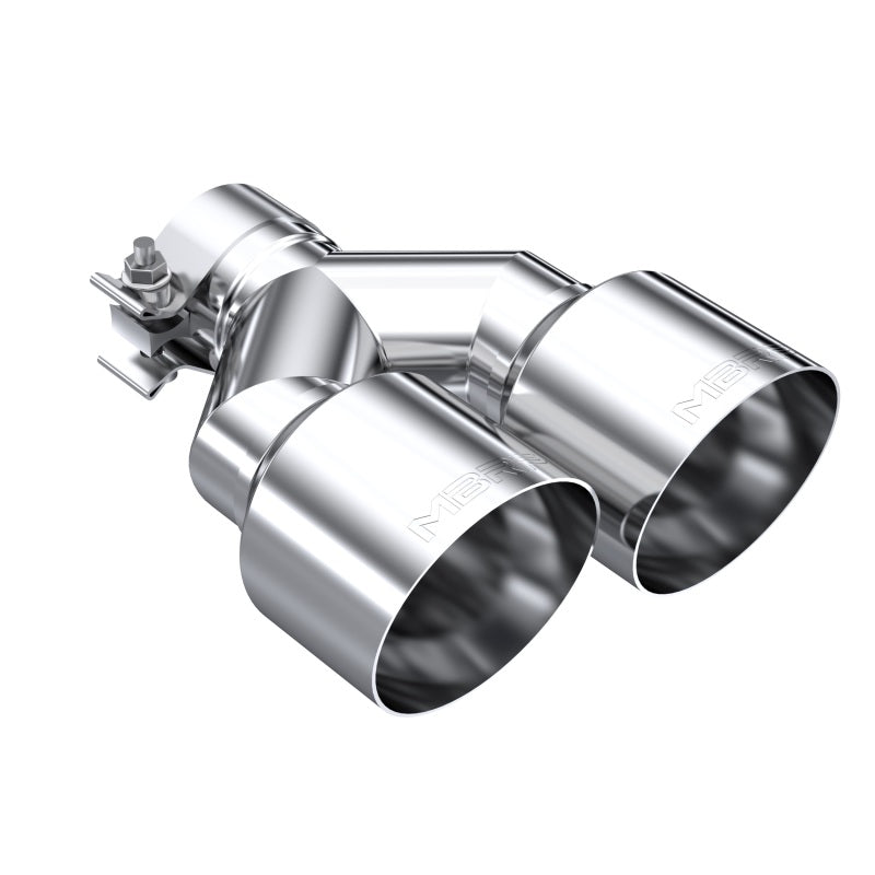 MBRP Universal T304 SS Dual Tip 4in OD/2.5in Inlet-SR1 Performance
