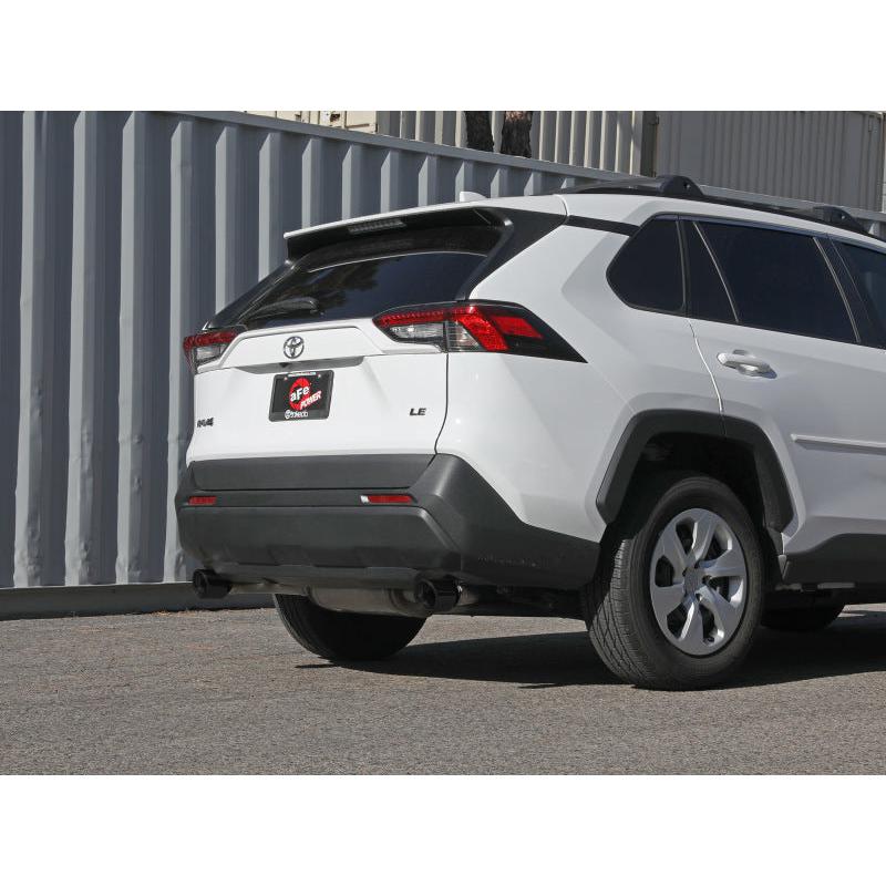 aFe POWER Takeda 19-21 Toyota RAV4 L4-2.5L 304SS CB Exhaust w/ Black Tips-SR1 Performance