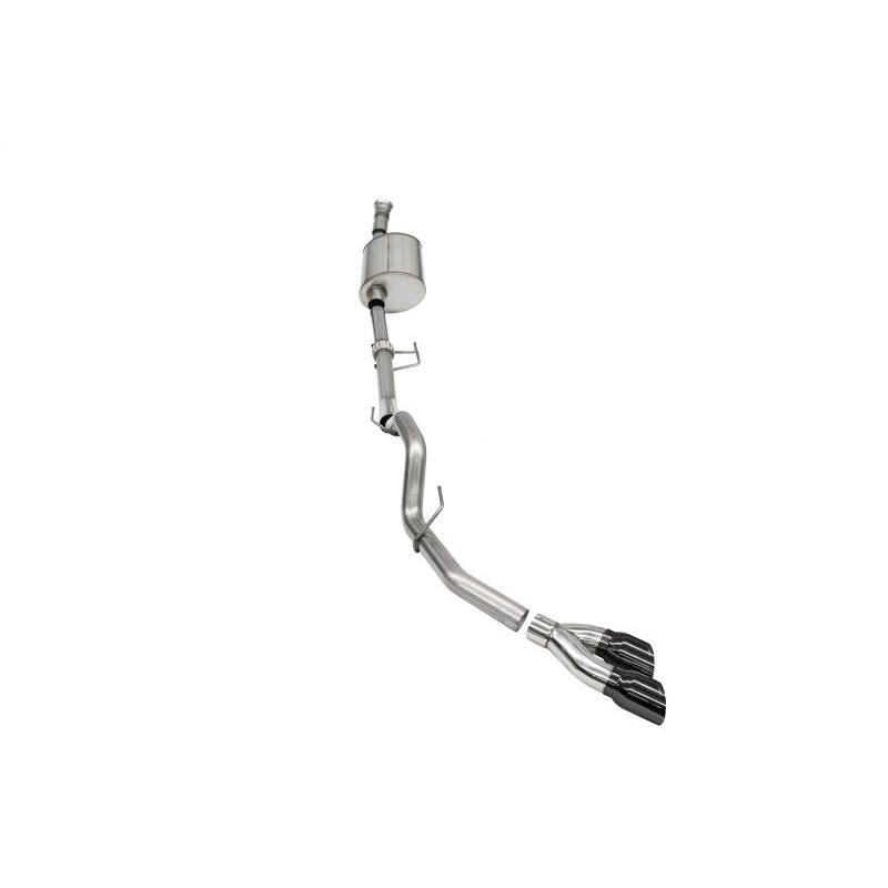 Corsa 2021-2024 Ford F-150 SuperCab/6.5in Bed 3.5L V6 Sport Cat-Back Single Side Exit-BlackPVD-SR1 Performance