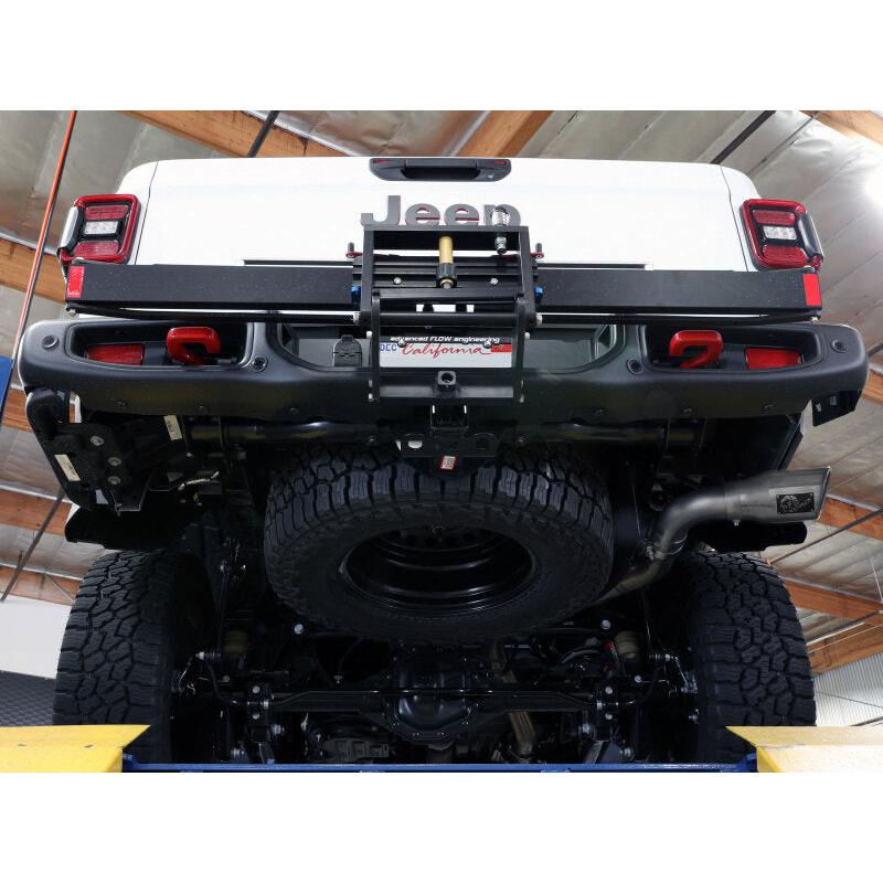 aFe 2021+ Jeep Gladiator V6-3.0L (td) Vulcan Series 3in 304 SS DPF-Back Exhaust System - Polishd Tip-SR1 Performance