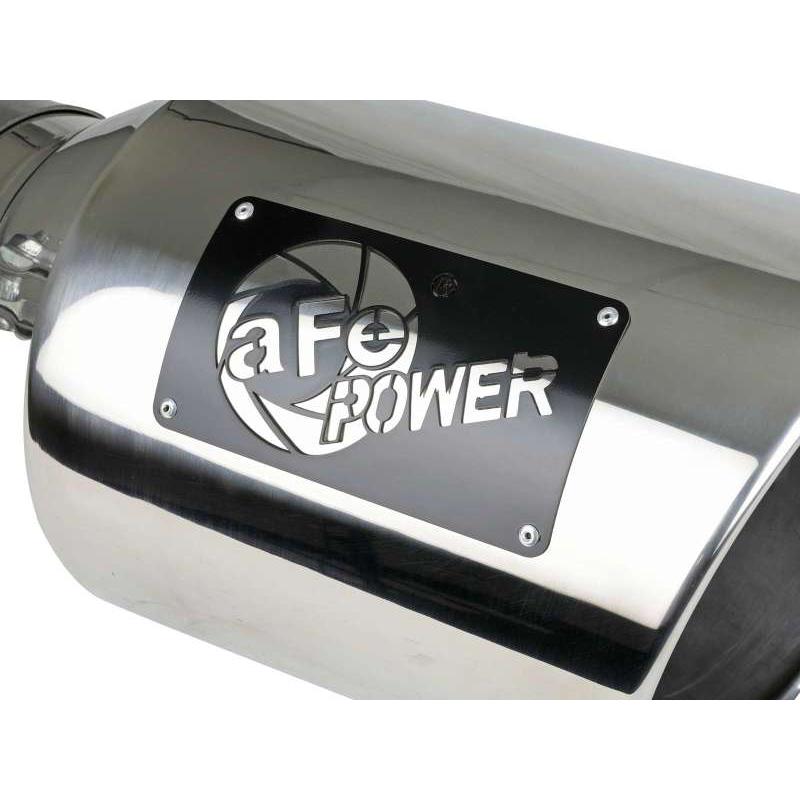 aFe Power Universal 5in Inlet 8in Outet MACH Force-XP Clamp-On Exhaust Tip - Polished-SR1 Performance