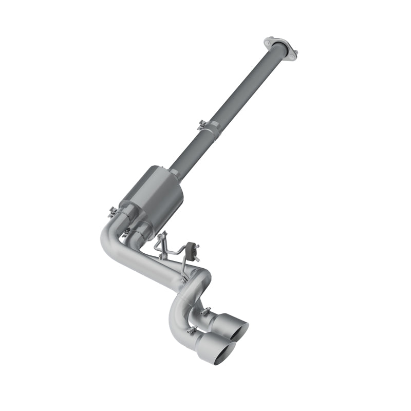 MBRP 09-14 Ford F150 Pre-Axle 4.5in OD Tips Dual Outlet T409 3in Cat Back Exhaust-SR1 Performance