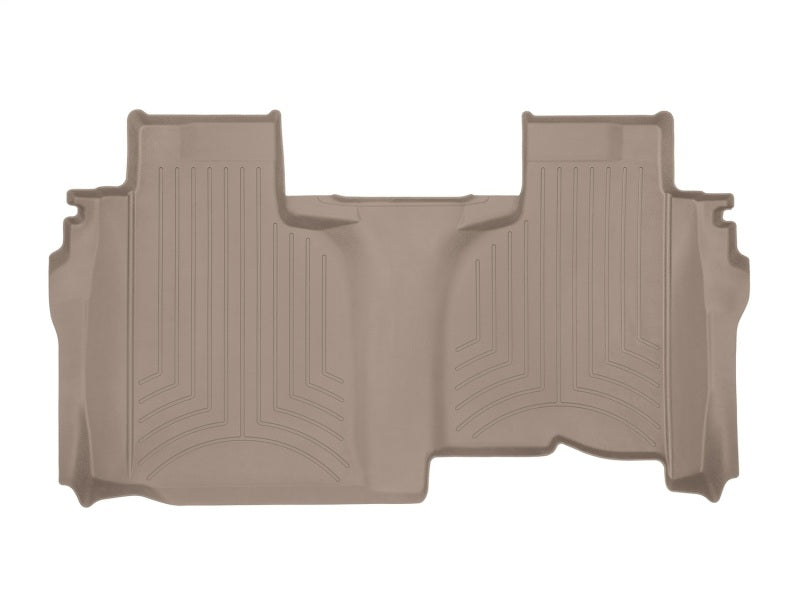 WeatherTech Rear FloorLiner HP for 2019+ Chevrolet Silverado 1500 and GMC Sierra 2500/3500 HD in Tan