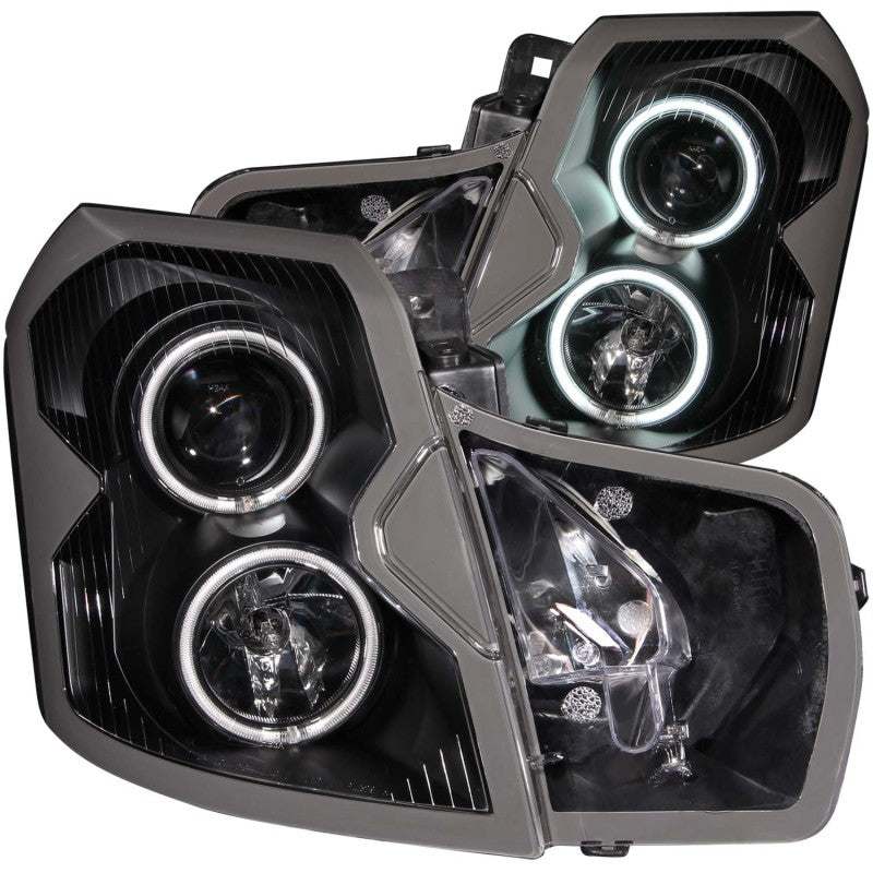 ANZO 2003-2007 Cadillac Cts Projector Headlights w/ Halo Black (CCFL)-SR1 Performance