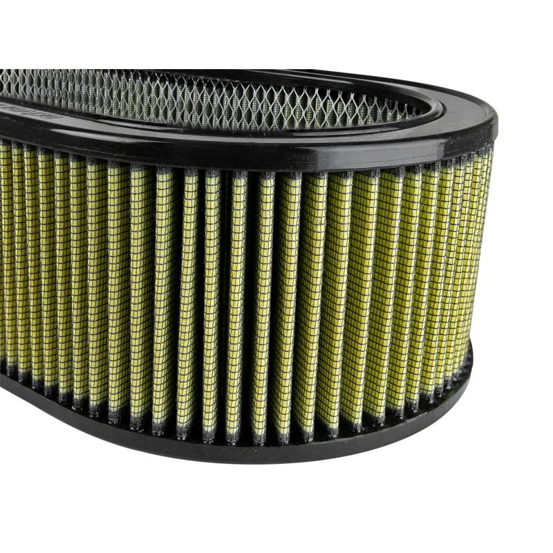 aFe MagnumFLOW Air Filters Round Racing PG7 A/F PG7 Oval Filter (18.13 x 7.25 x 6.0 w/EM)-SR1 Performance