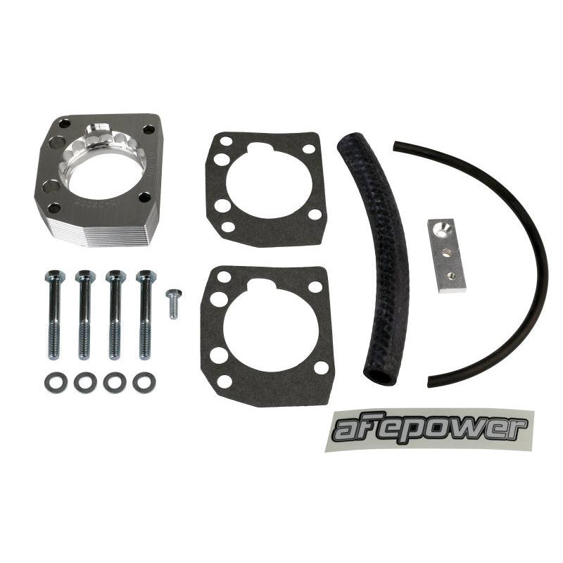 aFe 00-03 Honda S2000 L4 2.0L Silver Bullet Throttle Body Spacer - Silver-SR1 Performance