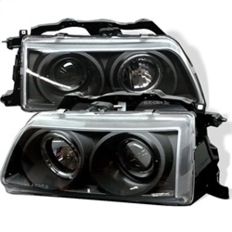 Spyder Honda Civic 90-91/CRX 90-91 Projector Headlights LED Halo Blk PRO-YD-HC90-HL-BK-SR1 Performance