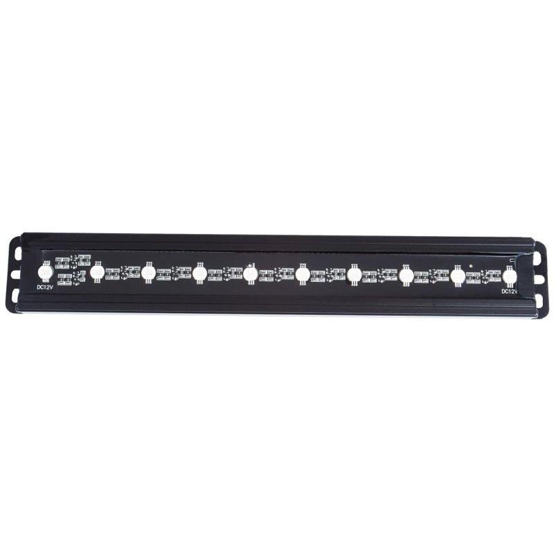 ANZO Universal 12in Slimline LED Light Bar (Red)-SR1 Performance