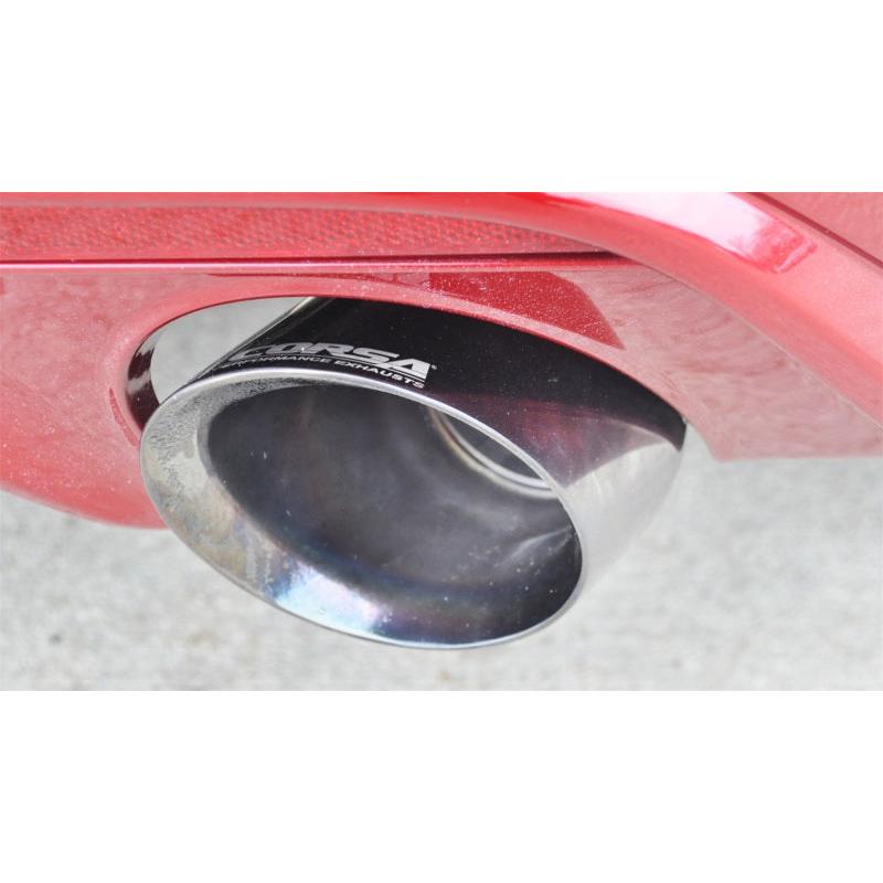 Corsa 2015-2017 Ford Mustang GT 5.0 3in Cat Back Exhaust Polish Dual 4.5in Tip (Xtreme)-SR1 Performance