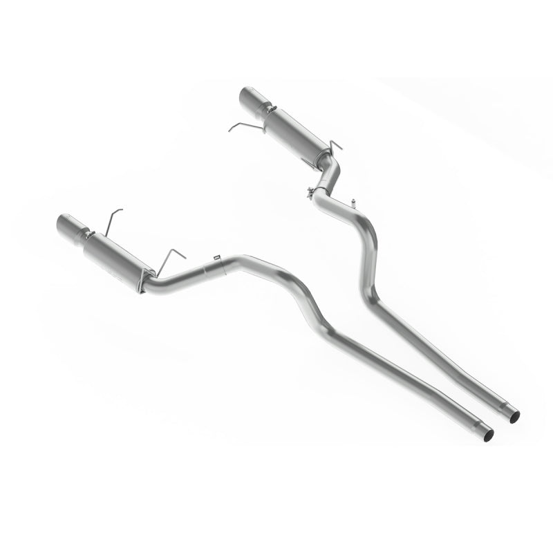 MBRP 11-14 Ford Mustang GT 5.0L Dual Split Rear Race Version T409 3in Cat Back Exhaust System-SR1 Performance