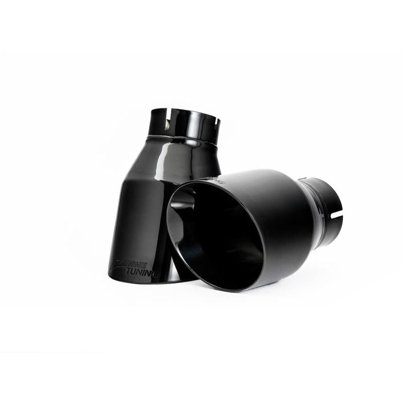 AWE Tuning Audi B9 A5 Track Edition Exhaust Dual Outlet - Diamond Black Tips (Includes DP)-SR1 Performance