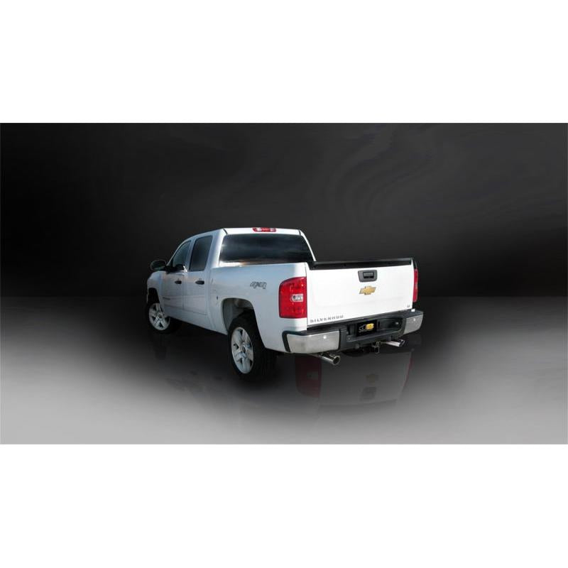 Corsa 2010-2013 Chevrolet Silverado Ext. Cab/Std. Bed 1500 4.8L V8 Polished Sport Cat-Back Exhaust-SR1 Performance