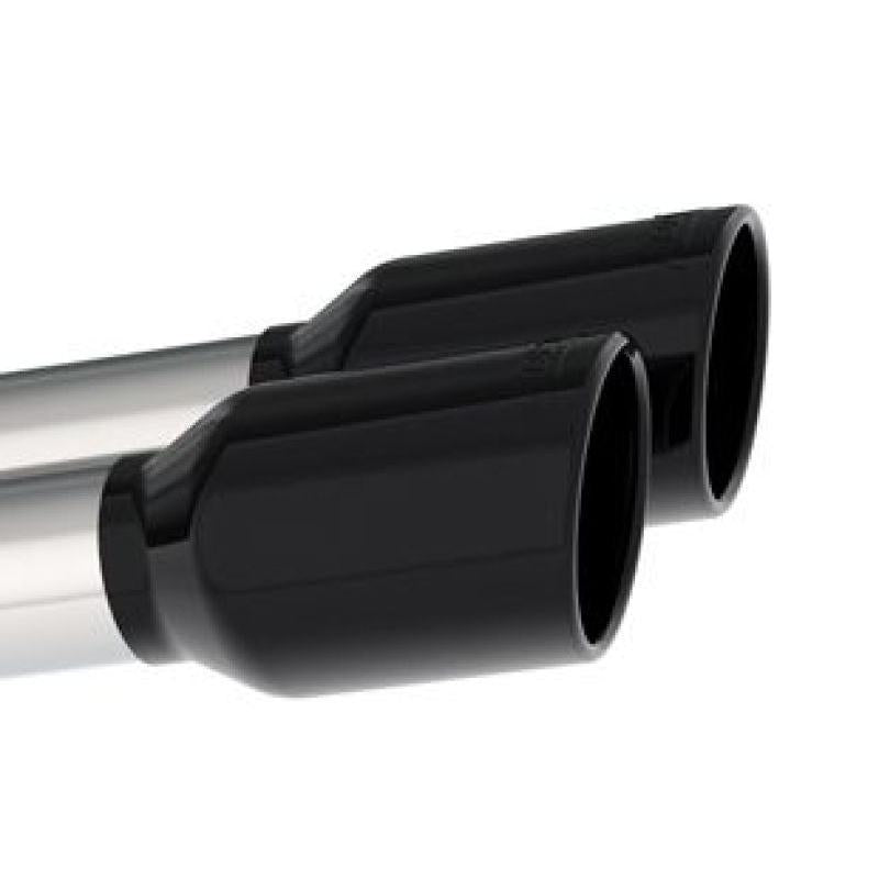 Borla 2020 Chevrolet Corvette C8 6.2 ATAK 3in Exhaust System Dual Round Rolled A/C Black Chrome Tips-SR1 Performance