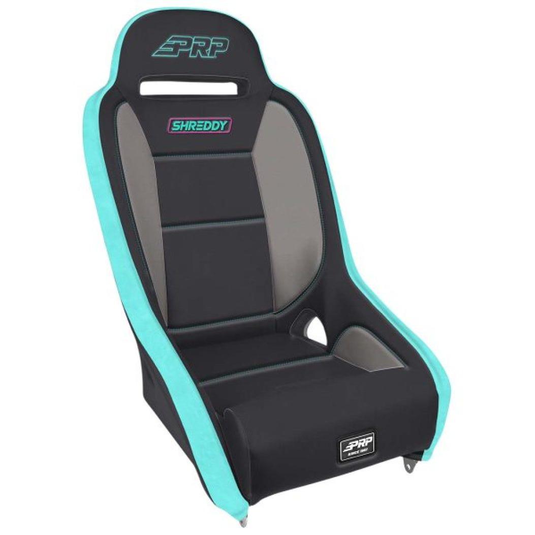 PRP Shreddy Comp Elite Suspension Seat - Grey/Teal-SR1 Performance