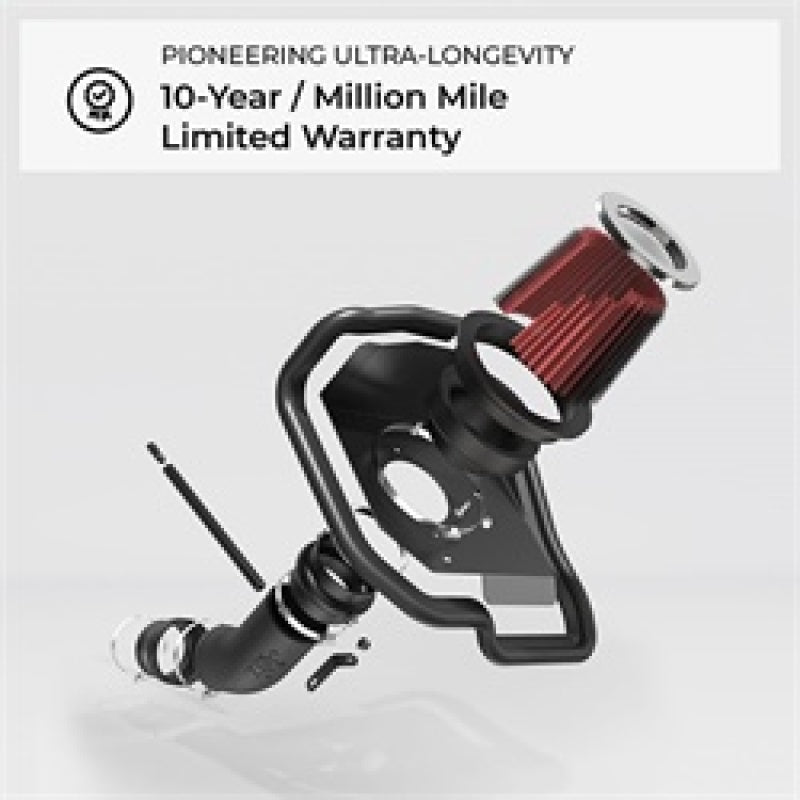 K&N 12-18 Jeep Wrangler V6-3.6L High Flow Performance Intake Kit (12-15 CARB Approved)-SR1 Performance
