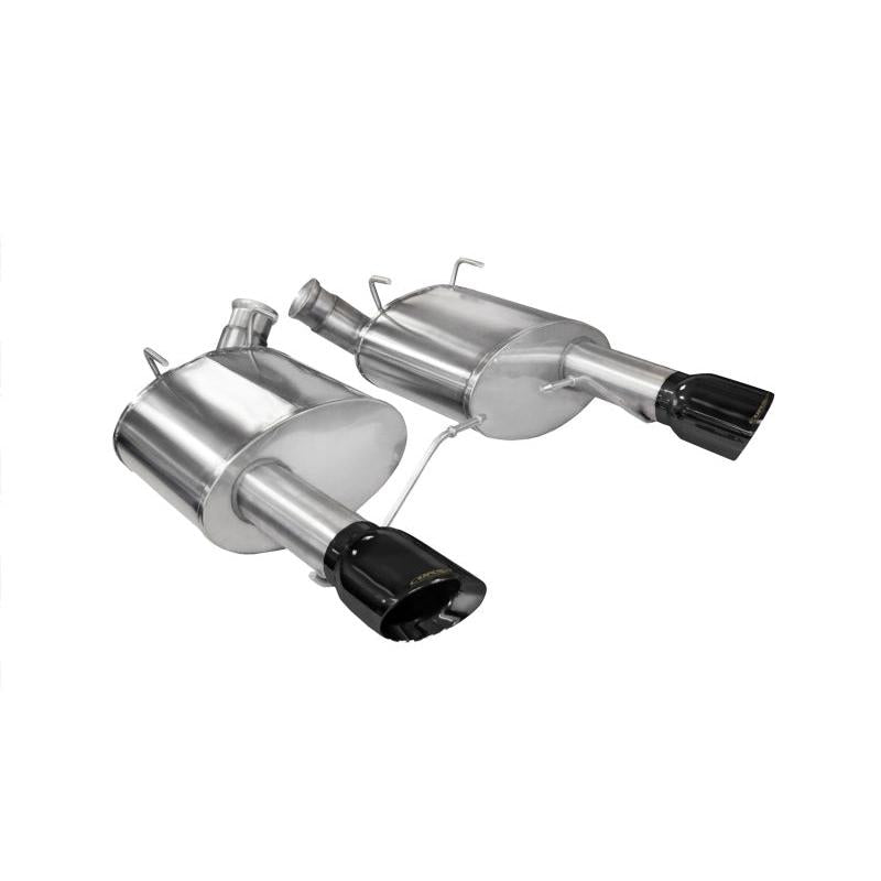Corsa 2011-2014 Ford Mustang GT/Boss 302 5.0L V8 Black Xtreme Axle-Back Exhaust-SR1 Performance