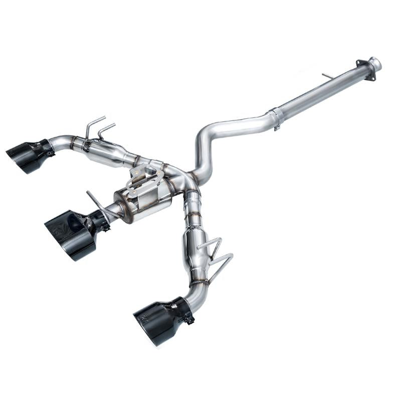 AWE Tuning 2023+ Toyota GR Corolla Track Edition Exhaust - Diamond Black Tips-SR1 Performance