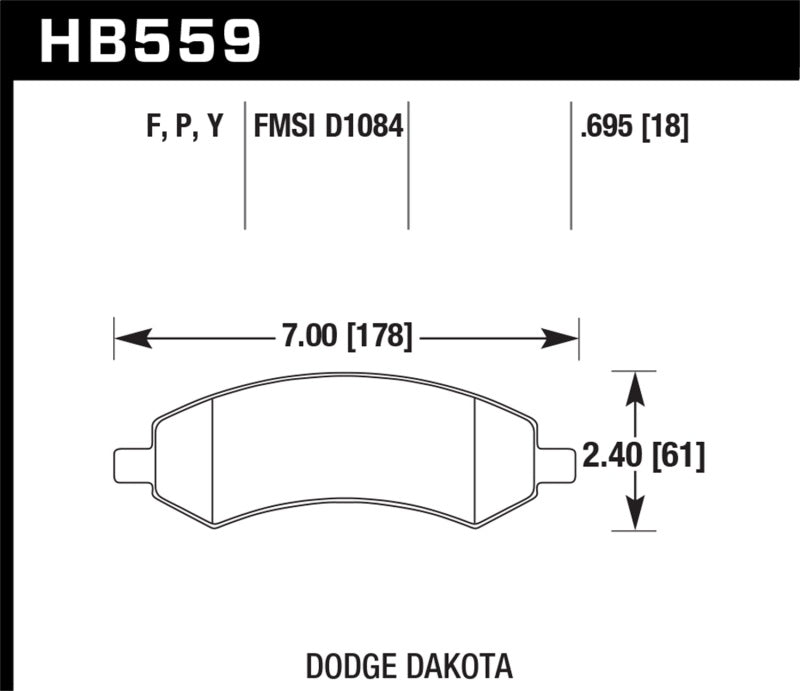 Hawk HPS Street Brake Pads-SR1 Performance