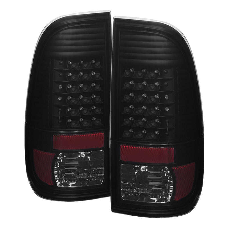 Xtune Ford F250/350/450/550 Super Duty 99-07 LED Tail Lights Black Smoke ALT-JH-FF15097-LED-BKSM-SR1 Performance