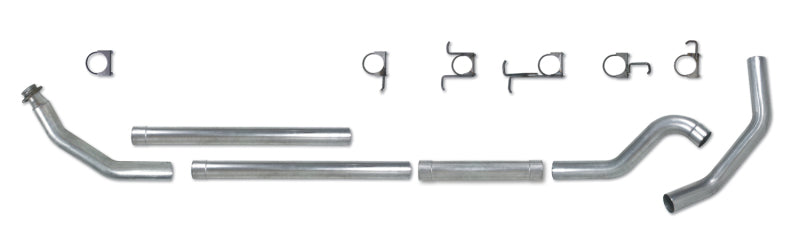 Diamond Eye KIT 4in TB MFLR RPLCMENT PIPE SGL AL: 98.5 - 02 DODGE CUMMINS 5.9L-SR1 Performance