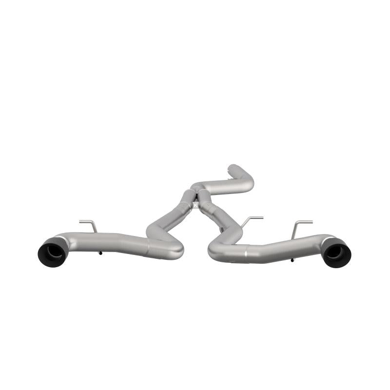 Kooks 2020 Toyota Supra 3.5in x 3in SS Muffler Delete Catback Exhaust w/Black Tips-SR1 Performance