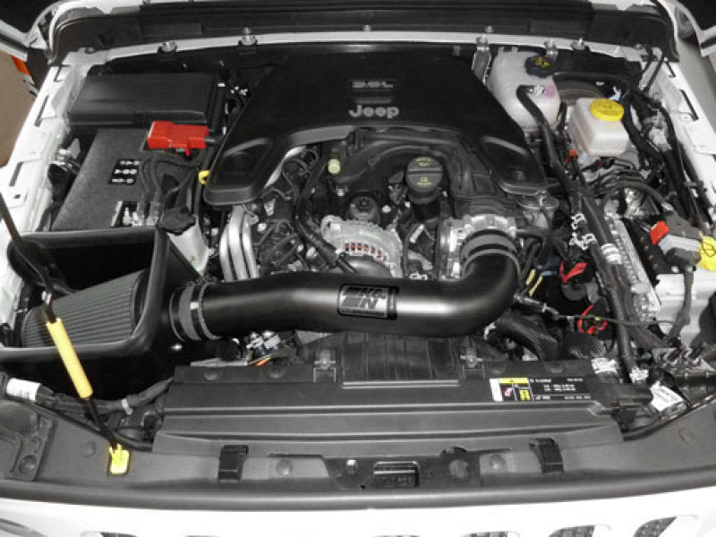 K&N 2018 Jeep Wrangler JL V6-3.6L F/I Blackhawk Performance Intake Kit (No Jeep Grand Cherokee)-SR1 Performance