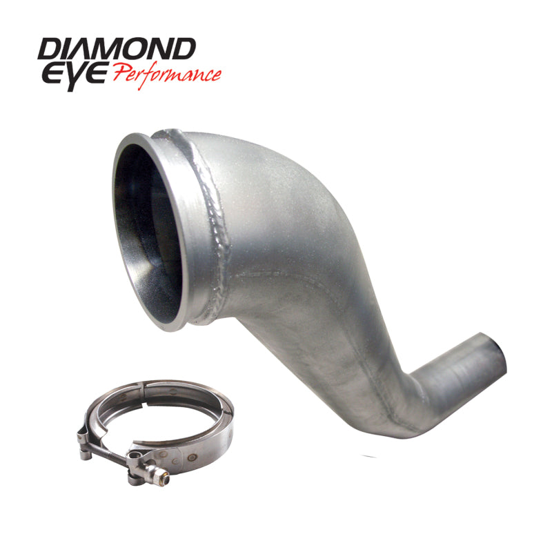 Diamond Eye KIT 4in DWNP HX40 TURBO-DIRECT FLANGE W/ V-Band CLAMP AL DODGE 94-02-SR1 Performance