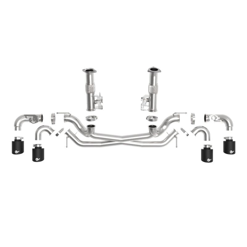 AFe MACH Force-Xp 304 Stainless Steel Cat-Back Exhaust Black 2020 Chevrolet Corvette C8-SR1 Performance
