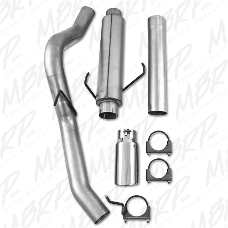 MBRP 2004.5-2007 Dodge 2500/3500 Cummins 600/610 Cat Back Single Side-SR1 Performance