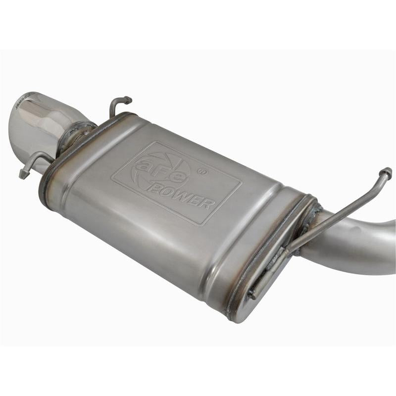 aFe Mach Force-Xp 3in CB Stainless Steel Dual Exhaust System w/Polished Tips 09-15 Cadillac CTS-V-SR1 Performance