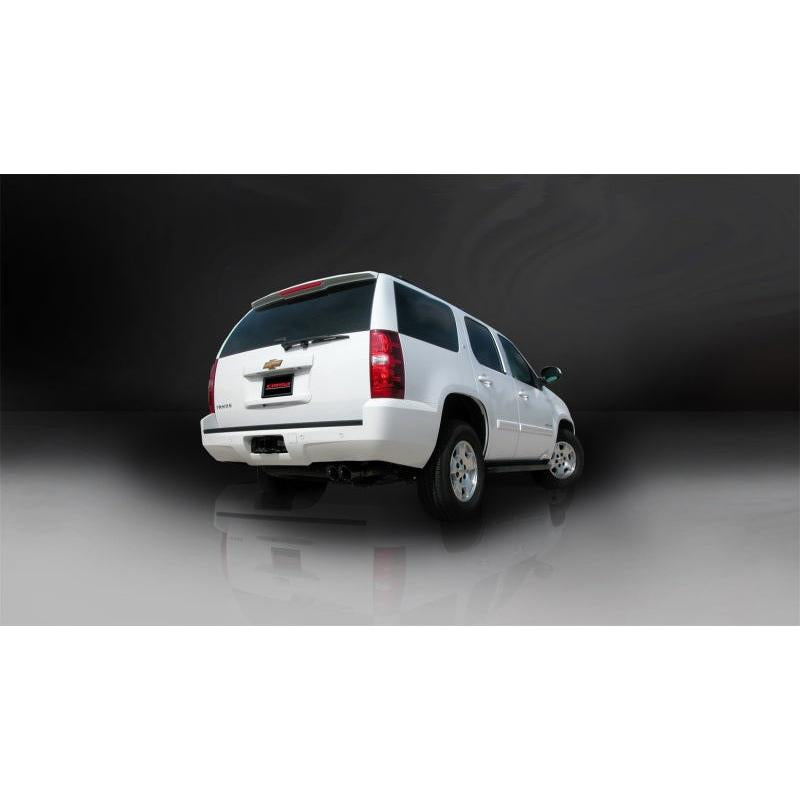 Corsa 2007-2008 Chevrolet Tahoe 5.3L V8 Black Sport Cat-Back Exhaust-SR1 Performance