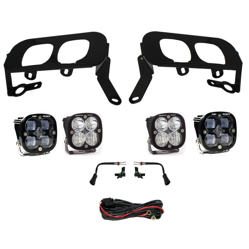 Baja Designs 14-15 Silverado 1500 White Fog Pocket Kit - Amber-SR1 Performance