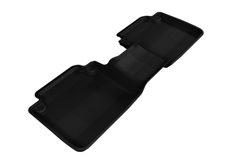 3D MAXpider 2013-2017 Honda Accord Sedan Kagu 2nd Row Floormats - Black-SR1 Performance