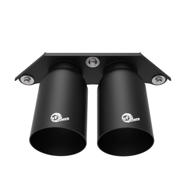 aFe Power Mach Force Xp 4in 304 SS Bolt-On Exhaust Tips Satin Black 14-19 Porsche 911 GT3 3.8L/4.0L-SR1 Performance