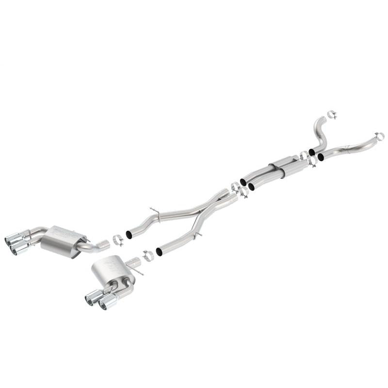 Borla 16-17 Camaro SS 6.2L Dual Tip Dual Split Rear Exit Dual Mode Catback Exhaust (NPP)-SR1 Performance