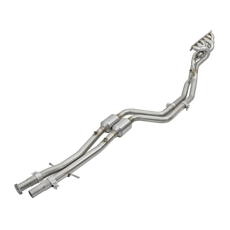aFe Twisted Steel Long Tube Headers w/ Mid Pipes (Catted) 96-99 BMW M3 L6-3.2L S52-SR1 Performance