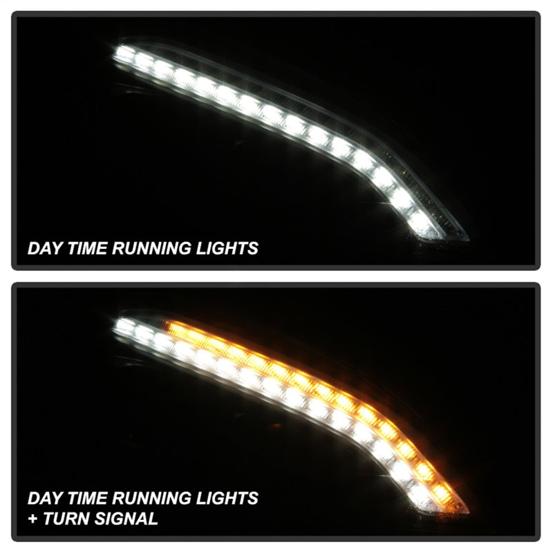 Spyder Mercedes W221 S Class 07-09 Headlights - HID Model Only - Black PRO-YD-MBW22107-HID-DRL-BK-SR1 Performance