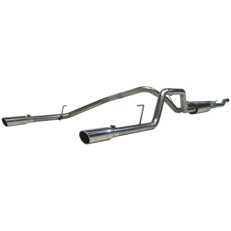 MBRP 2004-2009 Nissan Titan 5.6L EC/CC Cat Back Dual Split Rear-SR1 Performance