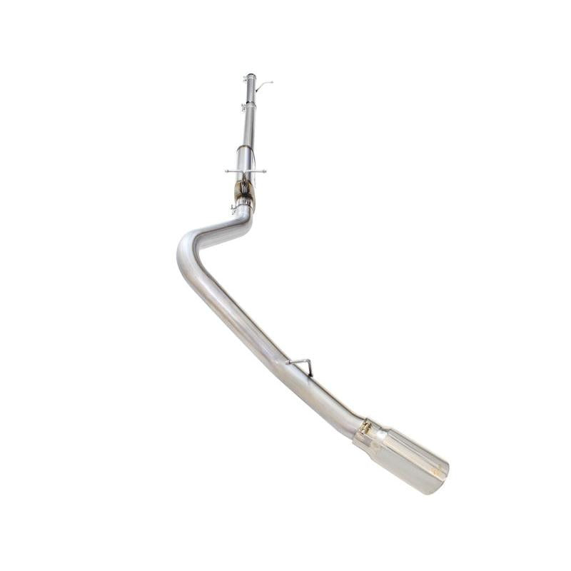 aFe MACHForce XP Exhaust 3in-3.5in SS Single Side Ext CB w/ Polish Tip 99-04 Ford F-250 V8 5.4L/6.8L-SR1 Performance