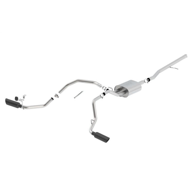 Borla 14-19 Chevrolet Silverado / GMC Sierra 1500 Cat-Back Touring Exhaust - 4in Tip-SR1 Performance
