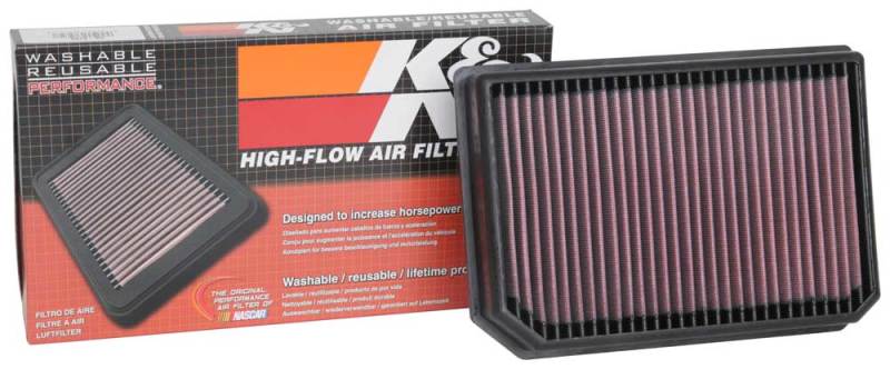 K&N 2019 Mercedes Benz A250 L4 2.0L F/I Replacement Air Filter-SR1 Performance