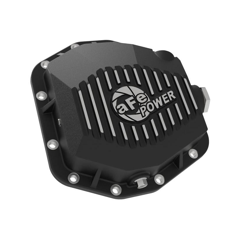 aFe 18-24 Jeep Wrangler JL Dana M220 Pro Series Front Diff Cover w/ Oil - Black-SR1 Performance