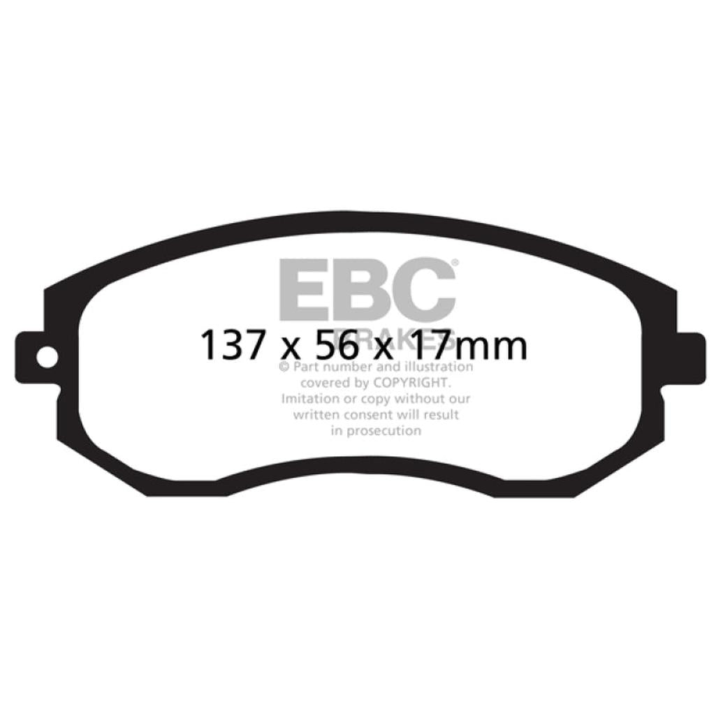 EBC Bluestuff NDX Full Race Brake Pads for Subaru BRZ, Scion FR-S, and 86 – High Friction Performance with Proven Track Success